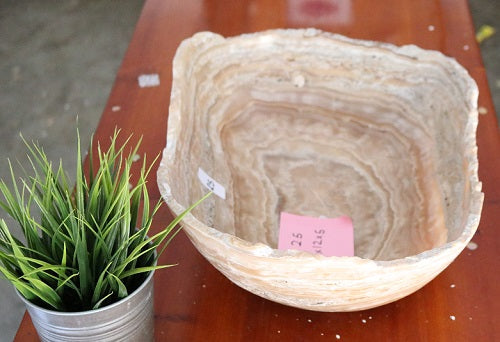 Raw Edge Natural Free Form Onyx Bowl-6