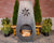 Napa East Suns Fire Steel Outdoor Fireplace