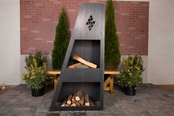 Napa East Flame King Outdoor Fireplace