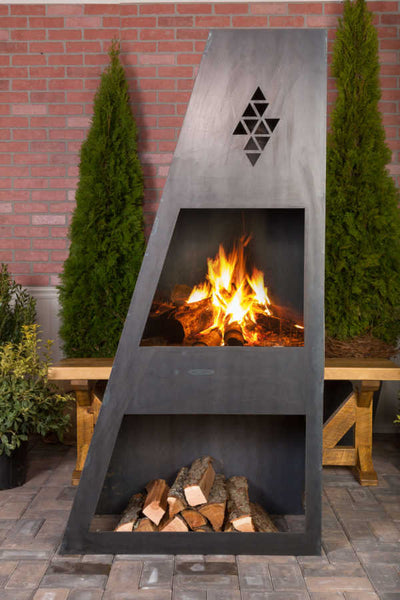 Napa East Flame King Outdoor Fireplace
