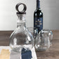 Zodax 12.5-Inch Tall Garan Hammered Glass Decanter | Decanters | Modishstore