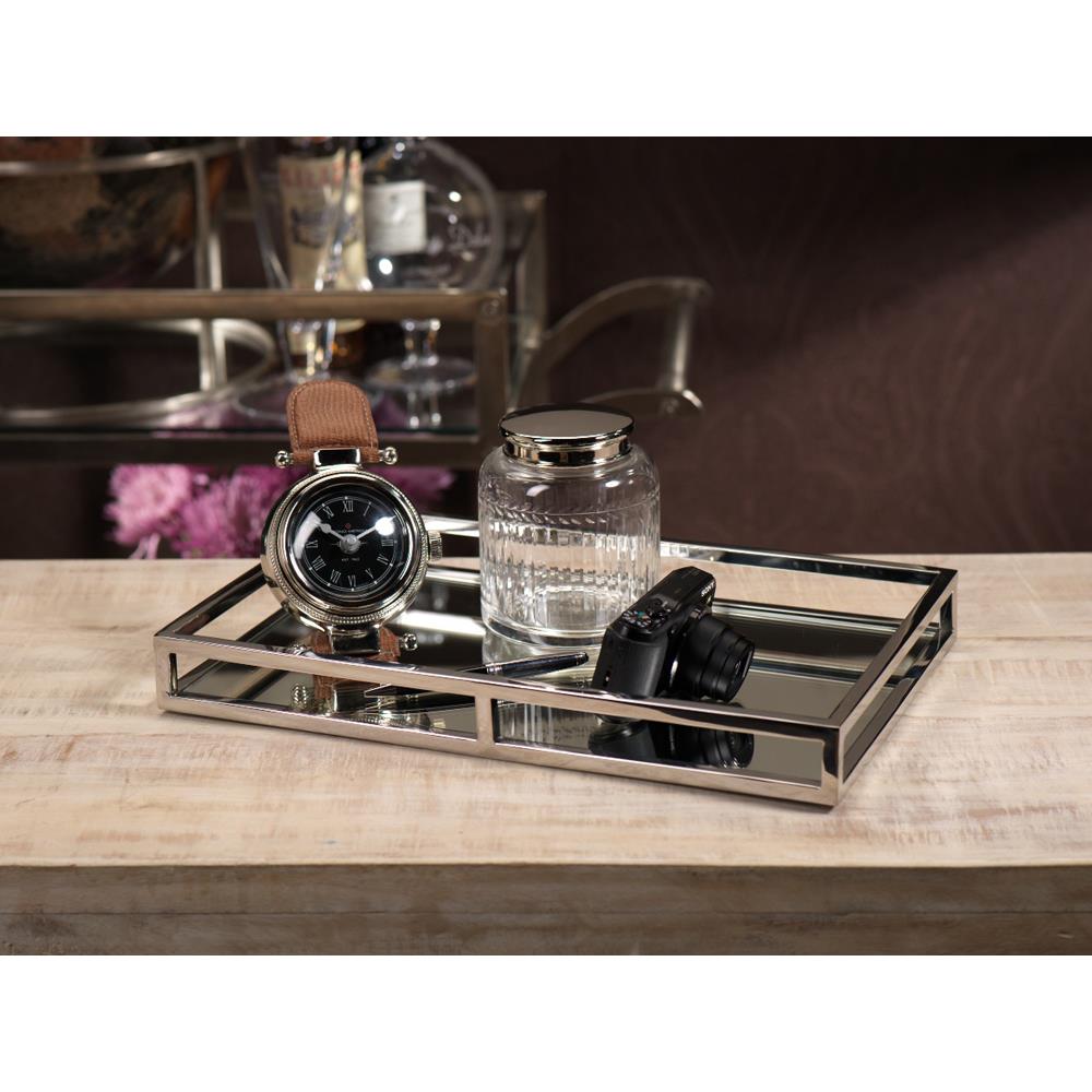 Zodax Venturi Rectangular Mirrored Tray | Decorative Trays & Dishes | Modishstore