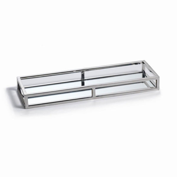 Zodax Rectangular Narrow Mirrored Tray | Decorative Trays & Dishes | Modishstore-2