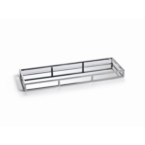 Zodax Rectangular Narrow Mirrored Tray | Decorative Trays & Dishes | Modishstore-3