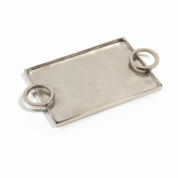 Zodax Mazatlan Raw Aluminum Serving Tray | Trays | Modishstore-2