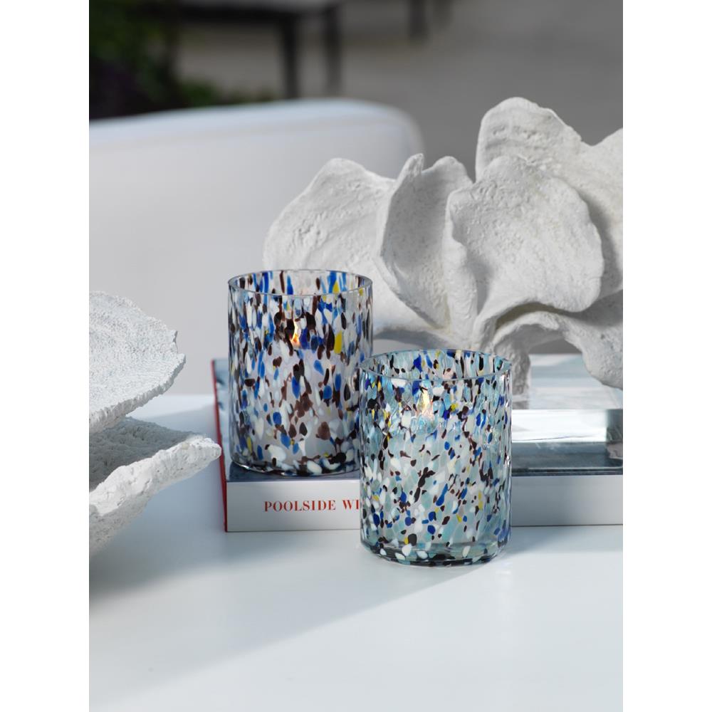 Zodax Amalfi Glass Tealight / Votive Candle Holder - Set of 6 | Candle Holders | Modishstore