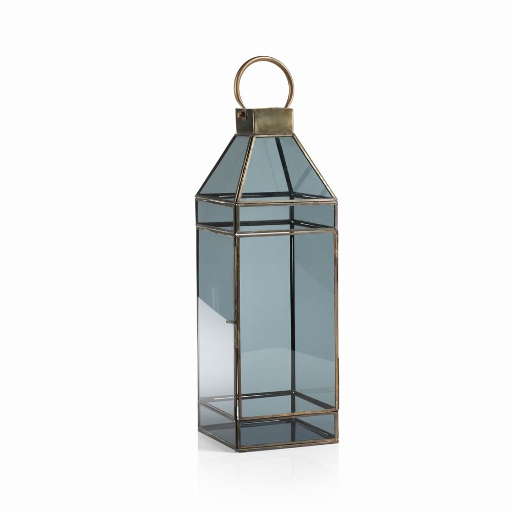 Zodax Yasmina Glass Lantern | Lanterns | Modishstore-2