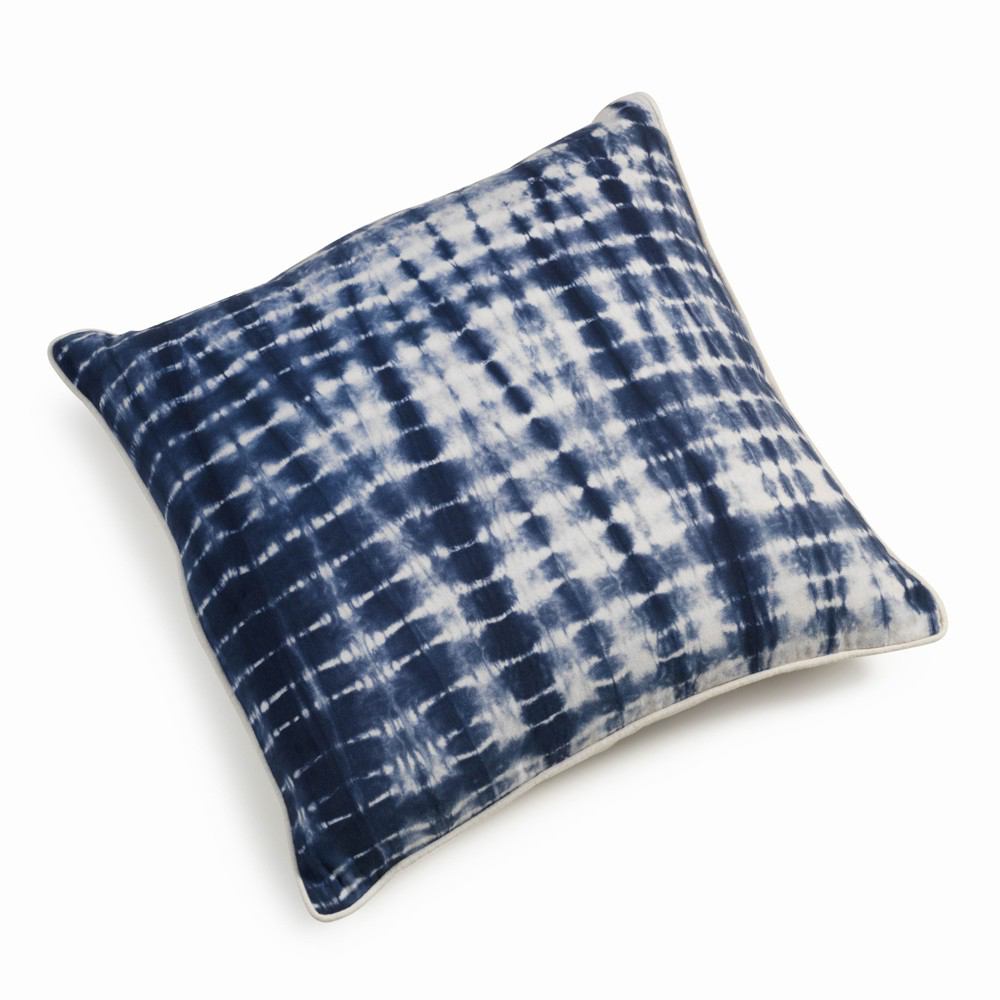 Zodax 18" x 18" Del Mar Blue Cotton Throw Pillow | Pillows | Modishstore-2