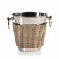 Zodax 8-Inch Tall Bahama Cane and Steel Wine Cooler | Ice & Party Buckets | Modishstore-2