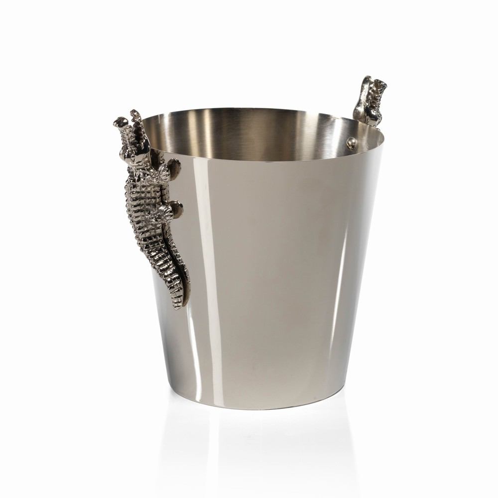 Zodax 8-Inch Tall Crocodile Ice Bucket / Wine Cooler | Ice & Party Buckets | Modishstore-2