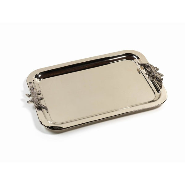 Zodax 22-Inch Long Crocodile Serving Tray | Trays | Modishstore-2