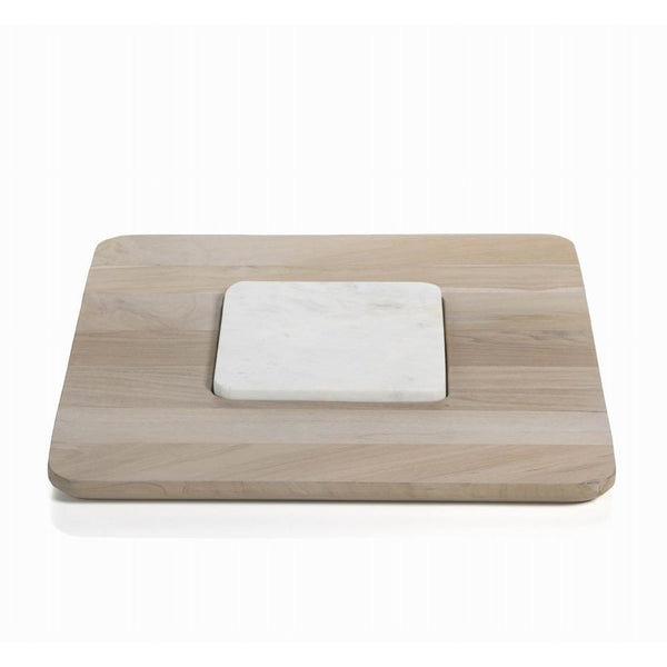 Zodax Viceroy Teak & Marble Cheese Platter | Cutting & Serving Boards | Modishstore-5