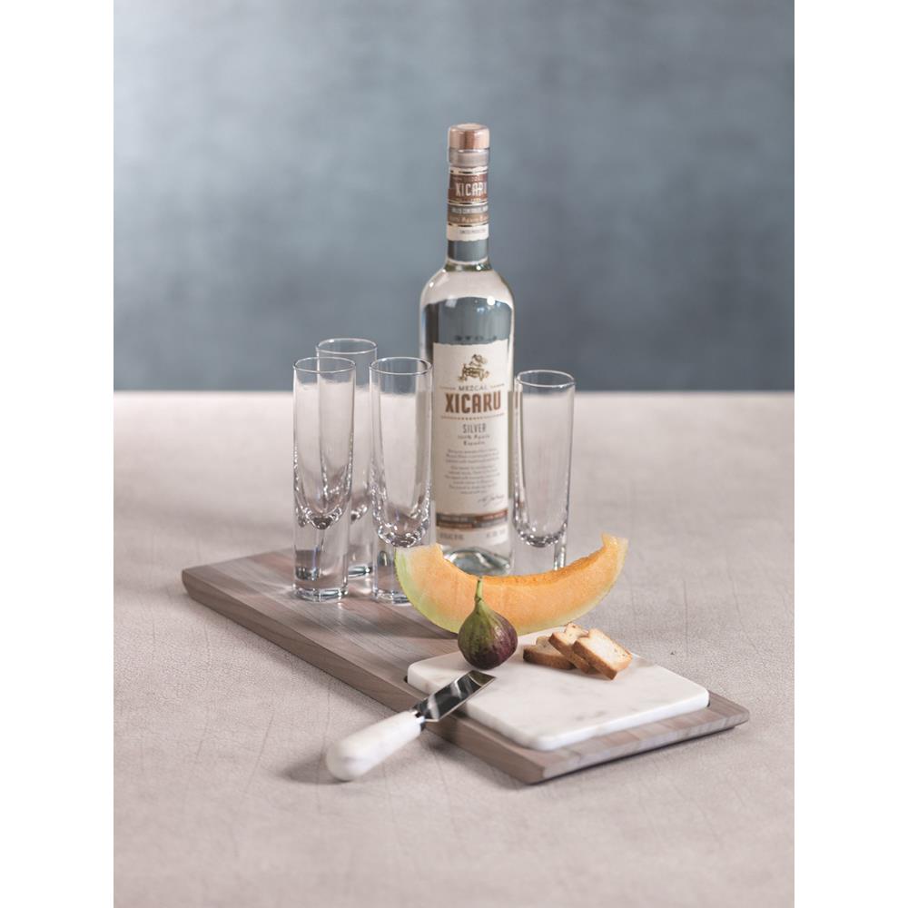 Zodax Viceroy Teak & Marble Cheese Platter | Cutting & Serving Boards | Modishstore-4