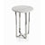 Zodax Amadora Cocktail Table with Marble Top on Nickel Base | Bar Table | Modishstore-2
