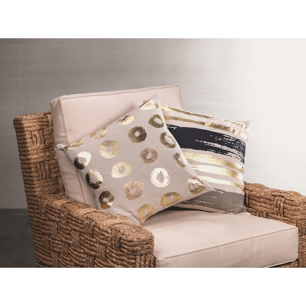 Zodax Elisa Cotton Linen Throw Pillow -18" x 18" | Pillows | Modishstore