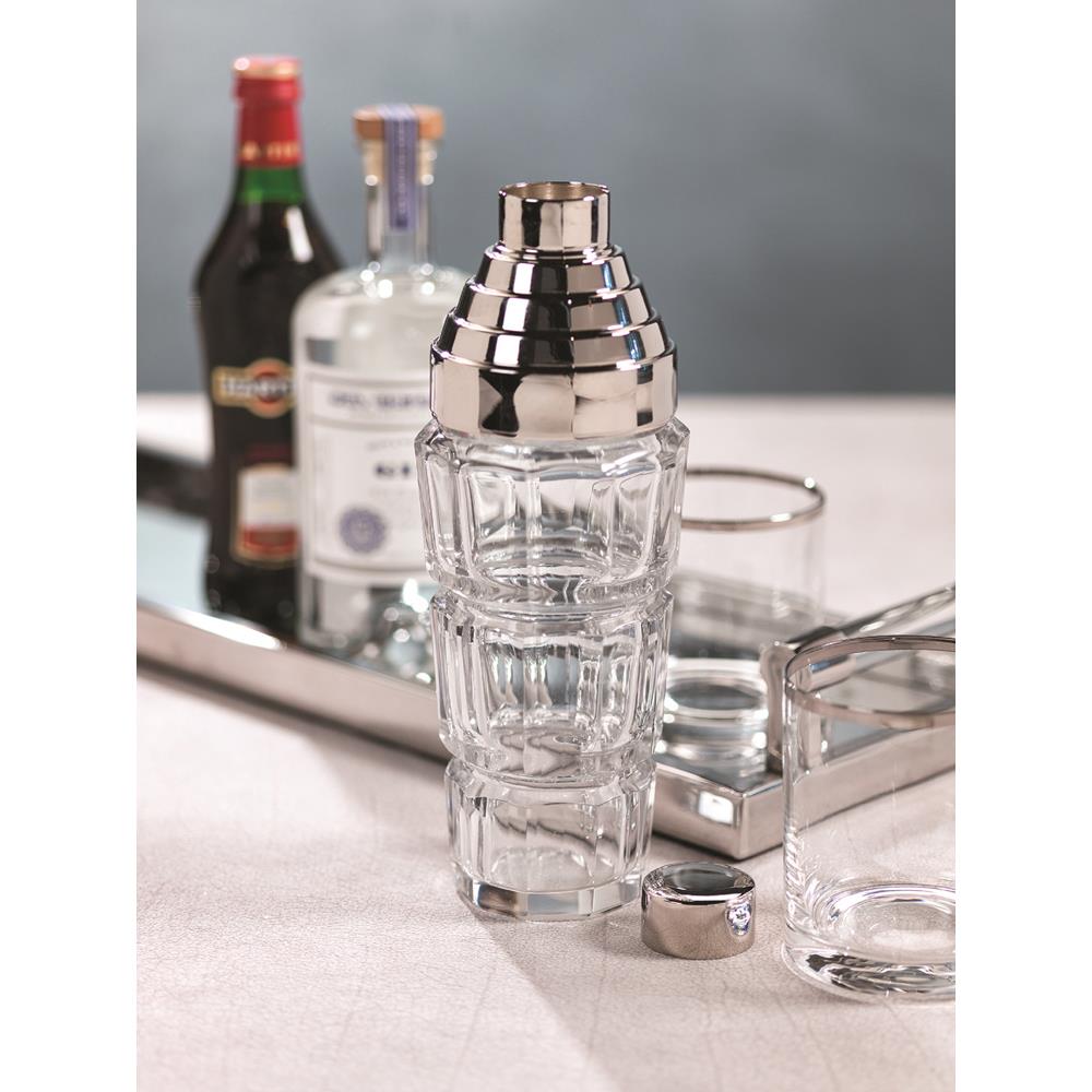 Zodax Margaux 10-Inch Tall Cocktail Shaker | Wine & Bar Accessories | Modishstore