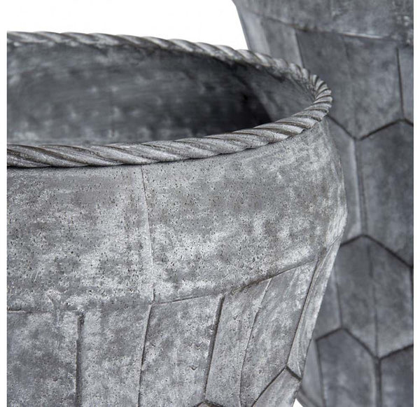 Gold Leaf Design Group Pompeii Iron Urn - Set Of 2 | Planters, Troughs & Cachepots | Modishstore-3