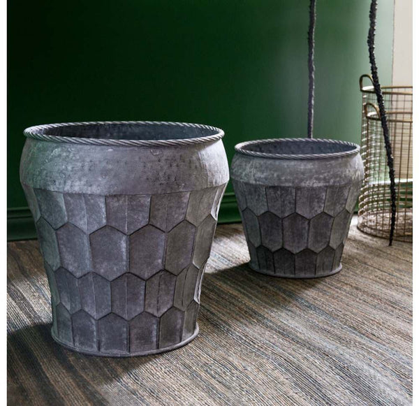 Gold Leaf Design Group Pompeii Iron Urn - Set Of 2 | Planters, Troughs & Cachepots | Modishstore
