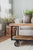 Napa East Industrial Coffee Table with Plank Shelf