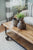 Napa East Industrial Coffee Table with Plank Shelf