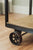 Napa East Industrial Coffee Table with Plank Shelf