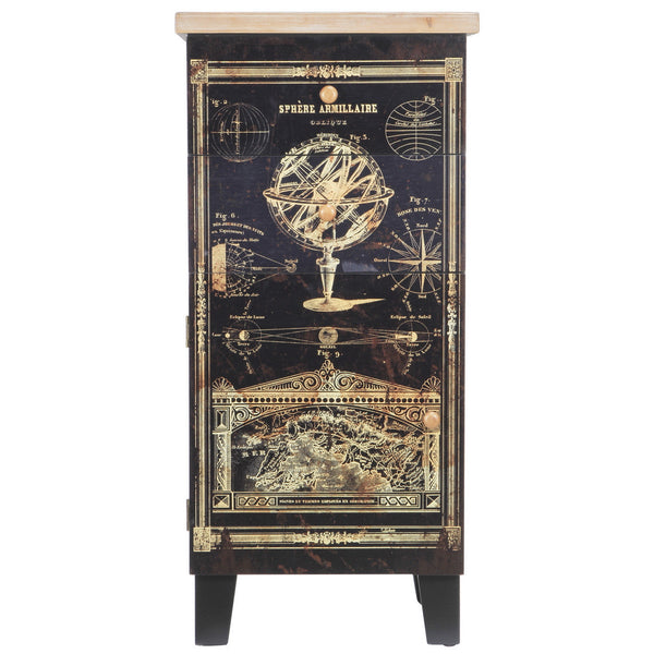 A&B Home Fantasy Garden Small Cabinet
