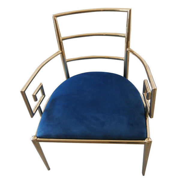 A&B Home Stainless Steel Accent Chair