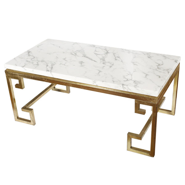 A&B Home Phoenecian Nights Marble Coffee Table