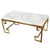 A&B Home Phoenecian Nights Marble Coffee Table