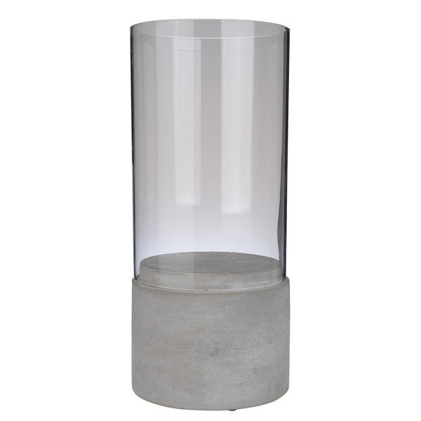 A&B Home City Scape Cement Candle Holder