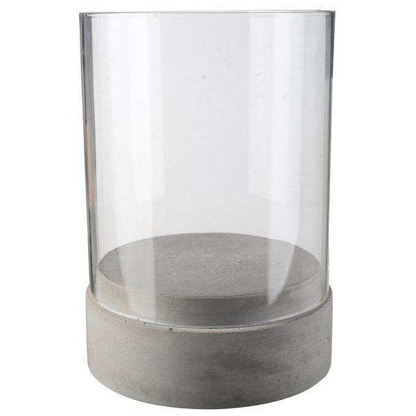 A&B Home City Scape Cement Candle Holder