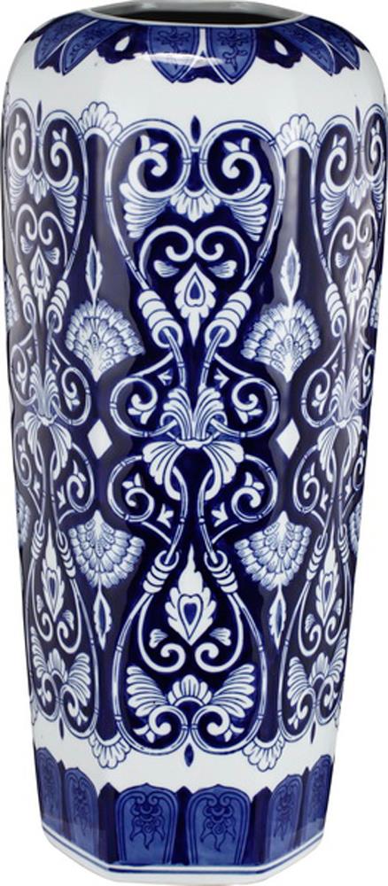 A&B Home Blue & White Porcelain Vase