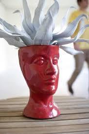 Kalalou Ceramic Head Planter | Modishstore | Planters, Troughs & Cachepots-2