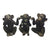 Moe's Home Collection He Did It Chimps - Set Of 3 | Modishstore | Sculptures