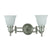 Cal Lighting LA-192-S/BRS 100W X 2 Hotel Bathroom Light | Modishstore | Wall Lamps