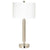 Cal Lighting LA-2004NS-2RBS 60W X 2 2 Rocker Sw 1 Outlet | Modishstore | Table Lamps