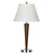 Cal Lighting LA-2025NS-2BW 60Wx2 Night Stand Lamp With 1 Outlet | Modishstore | Table Lamps