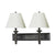 Cal Lighting LA-60002W2L-1 60W X 2 Hotel Wall Lamp | Modishstore | Wall Lamps