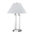 Cal Lighting LA-60003DK-1R 60W X 2 2 Rocker Switch 2 Outlets | Modishstore | Table Lamps
