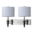 Cal Lighting LA-8002W2L-1BS 60Wx2 Wl Lamp With 3W | Modishstore | Wall Lamps