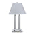 Cal Lighting LA-8003DK-1CH 60W X 2 Dk Lamp With 3W Switch | Modishstore | Table Lamps