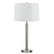 Cal Lighting LA-8020NS-1-BS 60W Metal N/S Lamp With 2 Outlets | Modishstore | Table Lamps