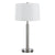 Cal Lighting LA-8020NS-2-BS 60W X 2 Metal N/S Lamp With 2 Outlet | Modishstore | Table Lamps