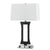 Cal Lighting LA-8022NS-1-BS 60W Metal N/S Lamp With 2 Outlets | Modishstore | Table Lamps