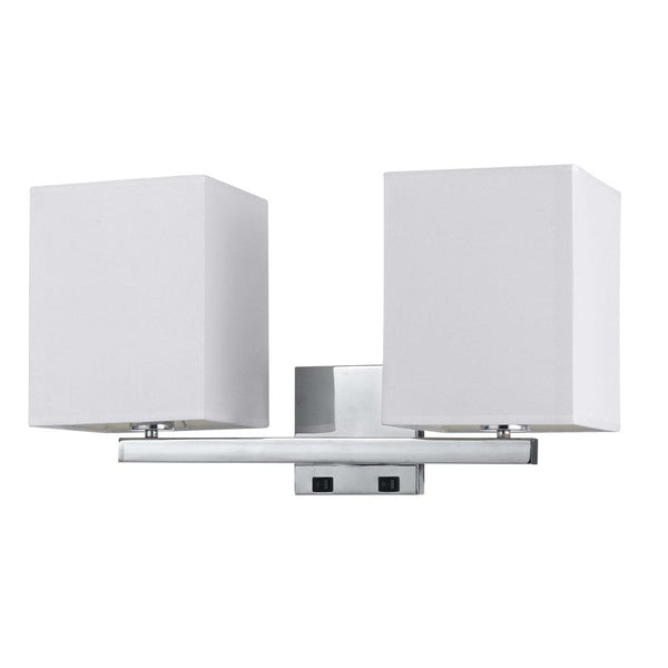 Cal Lighting LA-8028W2L-1-BS 60W X 2 Wall Lamp | Modishstore | Wall Lamps