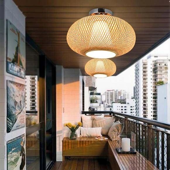 Bamboo Woven Pendant Lamp-7
