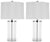 Safavieh Jeanie Glass Cylinder Lamp | Table Lamps |  Modishstore 