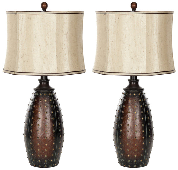 Safavieh Santa Fe Faux Leather Lamp | Table Lamps |  Modishstore 