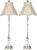 Safavieh Arianna Glass Candlestick Lamp | Table Lamps |  Modishstore 