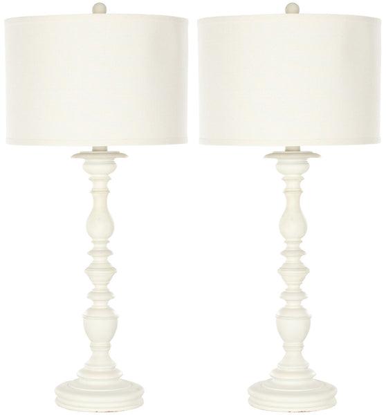 Safavieh Mamie Cream Candlestick Lamp | Table Lamps |  Modishstore 